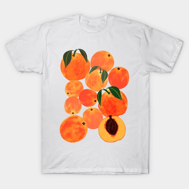 Peach Harvest T-Shirt by LeanneSimpson